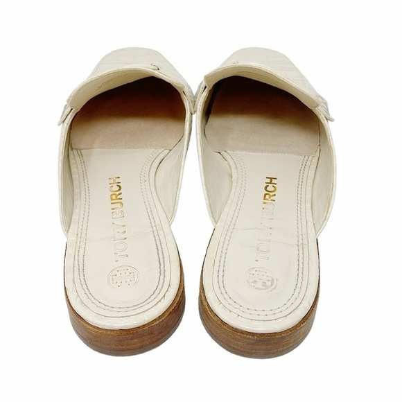 Tory Burch Georgia Loafer Mule Soft Croc Emboss - Picture 13 of 14